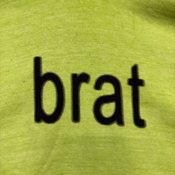 CharliXCX Brat Logo Oversized Hoodie Size S/M - Picture 2 of 4